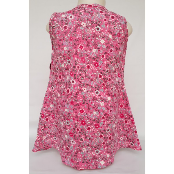 Vestido de Malha Rosa com Bolsa - 1,2,3